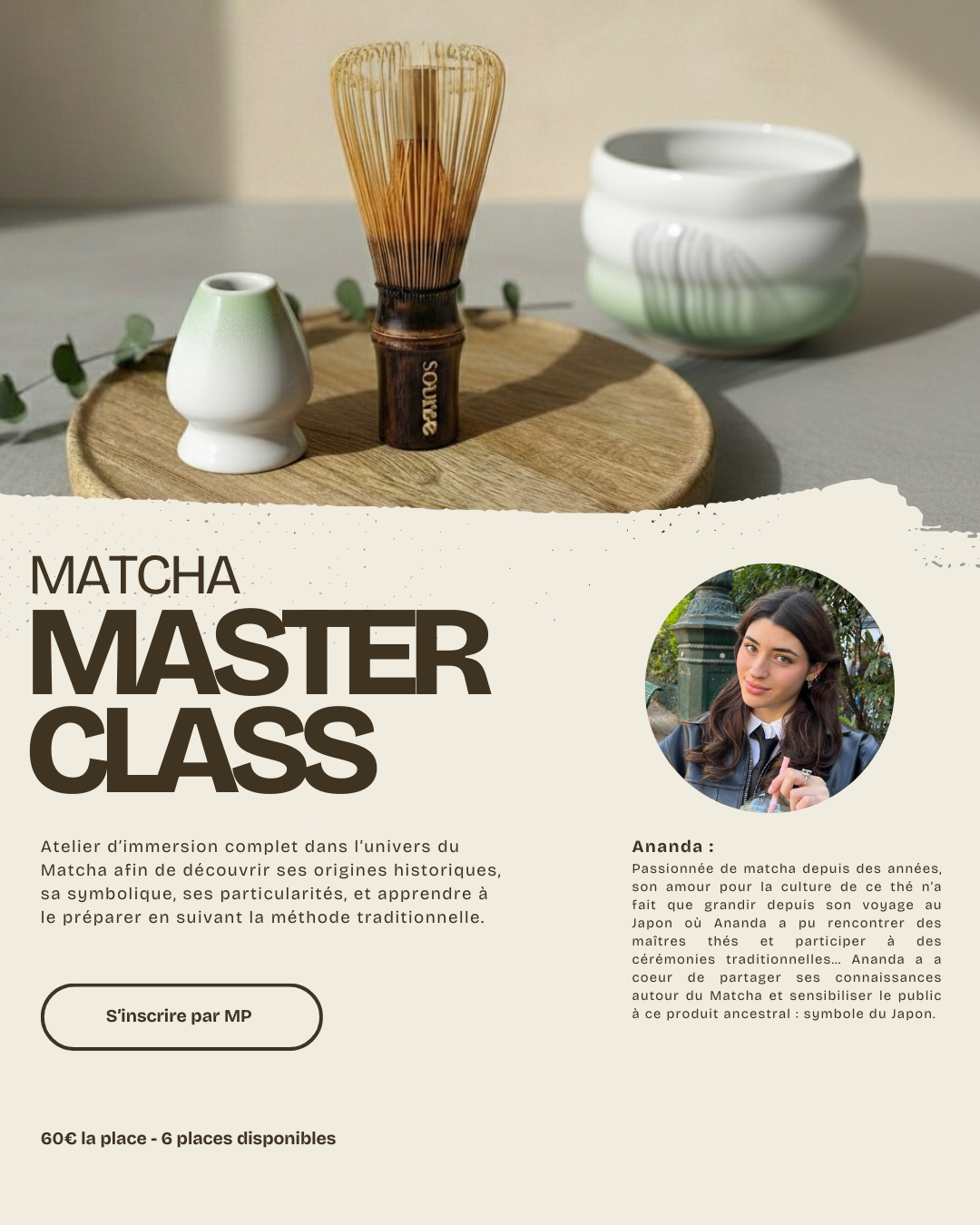 Première Masterclass Source : plongez dans l’univers du Matcha