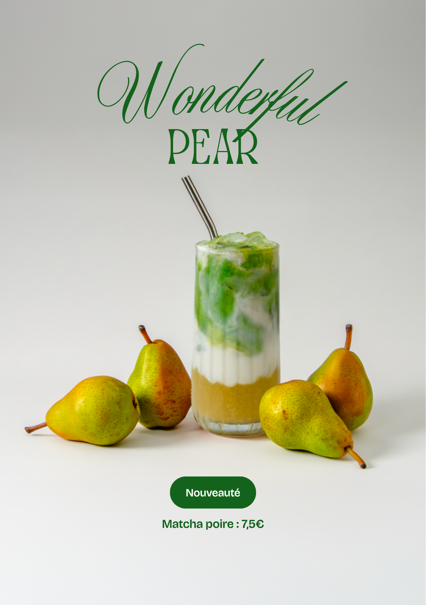 🍐 Nouveau : le Matcha à la Poire arrive chez Source